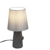 Ceramic Table Lamp Grey Timeless Elegant Design