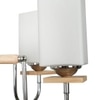 Eliante Chandelier, Mild Steel, 6-Light Modern Ceiling Fixture