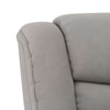 Theo Single Seater Motorized Recliner In Taupe Grey Fabric