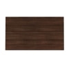 Monterey 6 Seater Dining Set with 1 Bench and 4 Chairs (Rubberwood, Dark Cappuccino Finish)