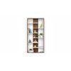 Maxelle Engineered Wood Bookshelf with Shelves Brown Maple & White