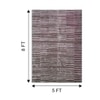 Jaipur Rugs Soft Textured Wool Viscose Tufted Rug 5x8 ft