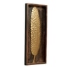 W-Hale Abstract Metal Wall Decor in Gold Set of 1