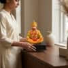 Devotional Divine Serenity Hanuman Statue in Multicolor Colour