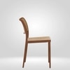 Kepler Brooks Zen Cafeteria Dining Chair in Brown Colour