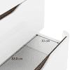 Baltoro Engineering Wood Chest of 5 Drawers in White Finish