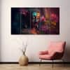 The Castle Decor Lord Buddha Meditation Wall Art Framed Painting 27x48 Inch (Style 12)