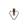 Hexad Brown Solid Wood Wall Lights