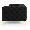 Cherish Fabric Sofa - Black