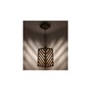 Oblique Brown Solid Wood Single Hanging Light