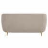 Nero Velvet 2 Seater Sofa in Cream Colour