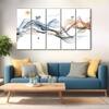 The Castle Decor Nature Art Wall Painting Wooden Framed 27x48 Inch (Style 13)
