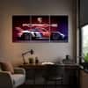 The Castle Decor Porsche 911 Racing Car Wall Art Set of 3 20x30 Inch