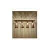 Billet Brown Solid Wood Ceiling Light