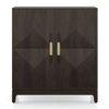 Satori Solid Wood Bar Cabinet in Semi Gloss Finish