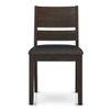 Wesley - Cabalo (Leatherette) 4 Seater Round Glass Top Dining Table Set (Colour- Black, Finish- Dark Walnut)