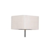 Earvin White Cotton Shade Floor Lamp