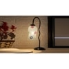 Multicolor Mosaic Glass Zig Zag Curvy Table lamp with Iron Base (EN07)