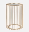 Metal Side Table in Gold Colour