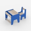 Topolino Toddler Activity Table & Chair in Blue
