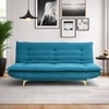 Bliss 3 Seater Sofa Cum Bed In Sea Green Colour