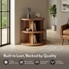 Newton Solid Wood Side Table in Teak Finish