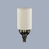 Devansh Metal Electric Wall Light in Antique Gold Colour with off-white Shade Count of 1 Light