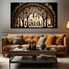 The Castle Decor Warli Art Wall Painting Wooden Framed 27x48 Inch (Style 1)
