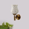 Devansh Metal Electric Wall Light in Gold Colour with Multi Shade Count of 1 Light