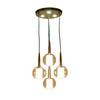 Presidentia Quattro Dual Glass Hanging Cluster Light