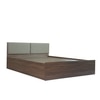 Sutra Engineered Wood Queen  Size Bed With Box Storage (Walnut Finish)