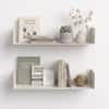 Alivo Floating Bookshelf White