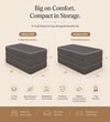 Tri - Folding  Foam Mattress (72 x 36 in, 4 Inches)