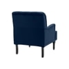 Velora Tufted Back Fabric Lounge Chair in Blue