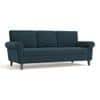 Oxford 3 Seater Fabric Sofa in Indigo Blue Colour