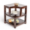 Aural Bedside Table - Walnut Finish