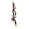 Desert Art Metal Handpainted Three Ring Musician Wall Hanging in Multicolour