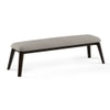 Taarkashi Dining Bench american walnut Colour gainsboro grey American walnut