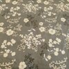 Dark Chocolate Floral 210 TC Mix Cotton Flat Single Bed Size Bedsheet With 1 Pillow Cover From Threads