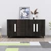 Hexa Red Multipurpose Storage Cabinet With 4 Drawer 3 Door in Flower Wenge Colour