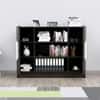 Hexa Engineered Wood Bookshelf in Flower Wenge Colour