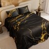 Stoa Paris 300TC UltrSatin Super King Bedsheet with 2 Pillow Covers Satin Super Dark Gold