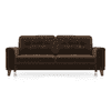 Verona Premium 3 Seater Fabric Sofa in Dark Earth Colour