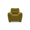 Adelaide Premium 1 Seater Fabric Sofa in Olive Green Colour