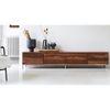 Rubaan Solid Wood TV Unit in Honey Oak Finish