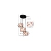 Fabian Multicolour Fabric Cluster Hanging Light
