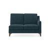 Abbey Sectional Sofa (Colour : Indigo Blue, Cushion : Hard, Seater : Left Aligned 2 Seater + Left Aligned Chaise)