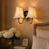 Devansh Metal Electric Wall Light in Gold Colour with Multicolor Shade Count of 1 Light