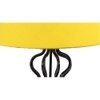 Lilah Yellow cotton Shade Iron Table Lamp