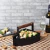 Press Shape Serving Platters With Skewers In Black Colour